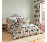 Sanderson Enys Garden Single Duvet Cover Set, Blush & Jade