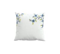 Sanderson Enys Garden Pillow Case Pairs Square Indigo & Ochre