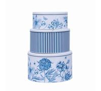 Sanderson - Etchings & Roses set 3 cake tins