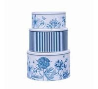 Sanderson - Etchings & Roses Set Of 3 Cake Tins