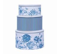 Sanderson Etchings & Roses Set of 3 Cake Tins