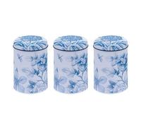 Sanderson Etchings & Roses Set of 3 Round Caddies