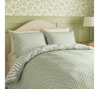 Sanderson Fencott Double Duvet Cover SET, Soft Blue/Sage
