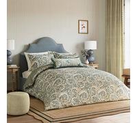 Sanderson for National Trust Tilia Lime Duvet Cover Set Soft Teal