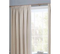 Sanderson Hutton Jacquard Pencil Pleat Curtains Natural Mix