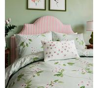 Sanderson Oleander Single Duvet Cover Set, Aqua