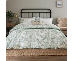 Sanderson Options Farthing Wood Cover Set Super King Green
