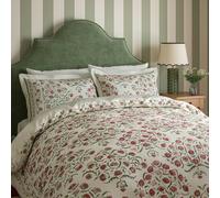 Sanderson Ottoman Super Kingsize Duvet Cover SET, Rose & Olive