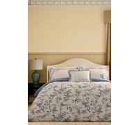 Sanderson 'Paradise Woods Toile' Cotton Duvet Cover Set in Blue | Size: Single