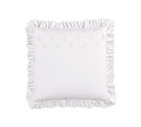 Sanderson 'Pinery' Cotton Square Pillowcase Pair in White Sanderson White