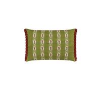 Sanderson Pure Cotton Aril's Garden Print Cushion Green Mix