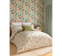 Sanderson Pure Cotton Sateen Aril's Garden Bedding Set Green Mix