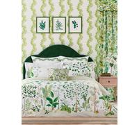 Sanderson Pure Cotton Sateen Sycamore & Oak Bedding Set Green