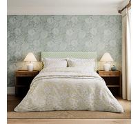 'Pyramus' Cotton Duvet Cover Set Sanderson Gold Double