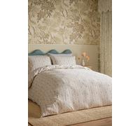 Sanderson 'Summer Scallop' Cotton Duvet Cover Set in Lavender | Size: Double