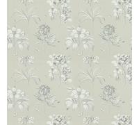 Sanderson Wallpaper Etchings and Roses 216975