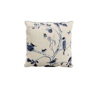 Sanderson Cushion Woodland Chorus - Feather-filled 45 x 45 cm Blue Grey