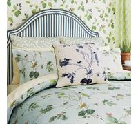 Sanderson Woodland Chorus Single Duvet Cover Set, Blue Grey