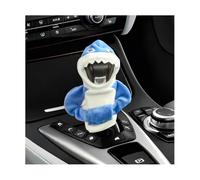 Sandfren Car Gear Shift Cover, Funny Shark Hoodie Winter Warm Car Shift Knob Protector, Non-Slip Cute Automotive Interior Shifter Stick Decorative Accessories, Universal for SUV RV Truck