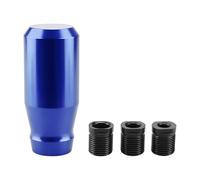 Sandfren Car Shifter Knob, Aluminum Vehicle Gear Shift Knobs with 3PCS Threaded Adapters M8 M10 M12, Automotive Gear Lever Stick Shifting Handle, Universal for Most Manual Automatic Vehicle (Blue)