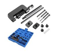 Sandfren Motorcycle Chain Brake Tool Kit, 13PCS Motorbike Chain Braker Set with C Frame 3 Anvils 4 Brake Tips, Dirtbike Link Repair Removal Tool, Fit for Cam & 25 to 630 Chains