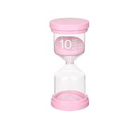 Sandglass Timer 10 Minutes Pink Hourglass sandy clock for kids children Time Management Assistant for kitchen classroom game Living Room Office Home Decoration
