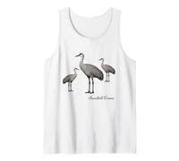 Sandhill Crane Bird Ornithology Beautiful Birds Tank Top