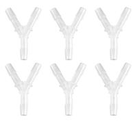 Sandhill Tools 6 Pack Oxygen Y Connector, Polypropylene Plastic, Medical Equipment, Connector, Wye Type