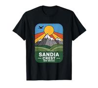 Sandia Crest New Mexico Mountain Art Albuquerque Hiking T-Shirt
