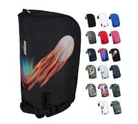 SANDIAN Golf Bag Rain Hood Cover, Waterproof 1260D Oxford Polyester, 12x20 Inches, Padded Protection, PU Coated, Two Sided Zipper, Adjustable Buckle Lock Fasteners, Snap Button Locking