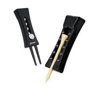 SANDIAN, Golf Tee Height Adjuster with Golf Divot Repair Tool and Tee Holder Features, All 3 in 1 Usage, Genuine Carbon Fiber T300 Divot Tool Fork, Super Lightweight, Perfect to Carry in Pocket