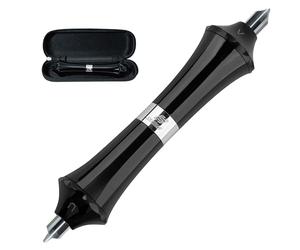 SANDIAN Professional Golf Club Groove Sharpener, Dual Blade SKD11, High Hardness with Carrying Case, Black