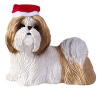 Sandicast Christmas Ornament, Gold White