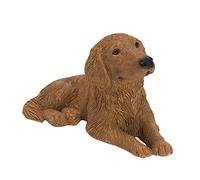 Sandicast Small Size Golden Retriever Sculpture, Lying, S