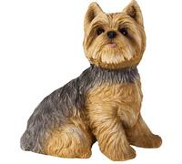 Sandicast Yorkshire Terrier Sculpture, Sitting, Small Size (SS22302)