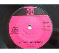 Sandie Shaw - MESSAGE UNDERSTOOD 7 INCH (7" VINYL 45) UK PYE 1965