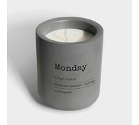 SanDiego65 Luxury, Mood Enhancing, Day of The Week Scented Candle Chic Scandinavian Design Gift, Home Decor, self Care Plastic Free Packaging (Monday Candle)