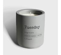 SanDiego65 Luxury, Mood Enhancing, Day of The Week Scented Candle Chic Scandinavian Design Gift, Home Decor, self Care Plastic Free Packaging (Tuesday Candle)