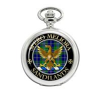 Sandilands Scottish Clan Crest Full Hunter Pocket Watch