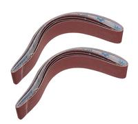 Sanding Bands 10pcs 40 to 1000 Grit 40mm X 740mm Sanding Belts for Angle Grinder Belt Sander Attachment Abrasive Tools.(400 Grit)