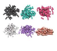 Sanding Bands For Nail Drill 1000pcs 3mm Nail Sanding Bands Electric Machine Drill Bit Acrylic Polish Remover For Nails Accessory Tool for Manicure(Purple 1000pcs G120)