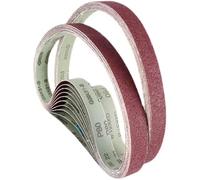 Sanding Belt 10 pcs 457x13 Mm Sanding Belts Abrasive Bands for Sanders File Belt Sander Tools Wood Soft Metal Polishing(Grits 60 10PC)