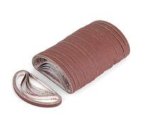Sanding Belt, 100 Pcs/Set Abrasive Sanding Belts Finger Sander Belt Power Finger File Sander Abrasive Sanding, Belt Power Finger File Sander