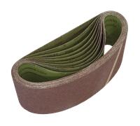 Sanding Belt 100 x 610mm 60Grit - Pack of 10 - Sealey WSB6160 New