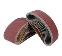 Sanding Belt 10pcs 100x610mm Sanding Belts 40-320 Grits Sandpaper Abrasive Bands for Sander Power Rotary Tools Dremel Accessories(60)