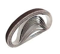 Sanding Belt, 10Pcs 15x452mm Sanding Belt 40-600 Grit For M10 Sander Adapter Polishing Machine Abrasive Tools Sandpaper(120)