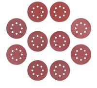 Sanding Belt 10pcs 5Inch 125mm Round Sandpaper Eight Hole Disk Sand Sheets Grit 40-2000 Hook and Loop Sanding Disc Polish(800 Grit-10PCS)