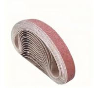 Sanding Belt 10pcs Mini Belt Sander Set - Compact Portable Design for Grinding, Polishing, Rust Removal 520x20mm（60-800 Grits）(10pcs 60 Grits)