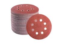 Sanding Belt 20Pcs 5 Inch 125mm Round Sandpaper 8 Hole Sanding Discs Hook & Loop Grit 40-2000(120)