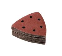 Sanding Belt 20pcs Sandpaper Triangular Sanding Discs Hook and Loop Aluminum Oxide Pads 90mm 6 Hole Abrasive Tools for Wood for Belt Sander(180Grit)